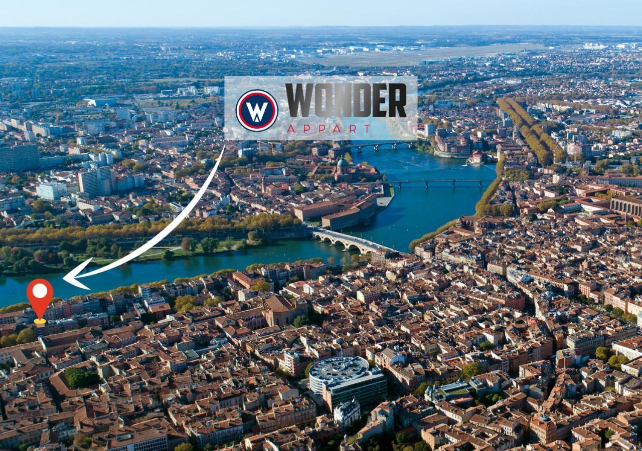 Wonder Appart' 402 - Vue Sur Garonne Toulouse Exteriér fotografie